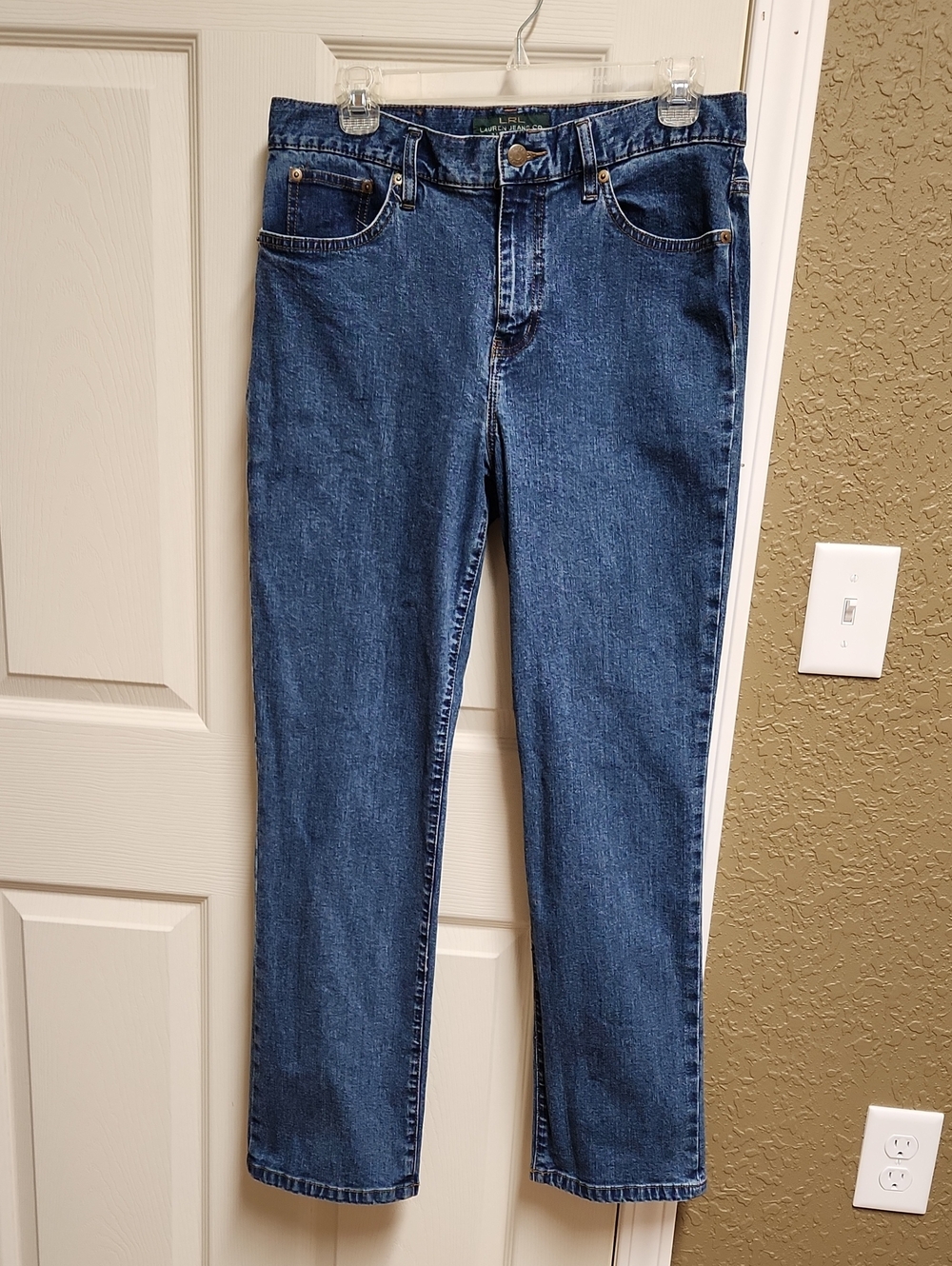 Ralph Lauren Dark Blue Women’s Straight-Leg Jeans